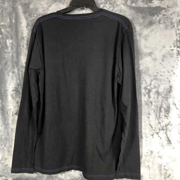 LUXE-T Luxury Sport Men's Pullover Shirt Black T-Shirt Extra Large - Picture 9 of 15
